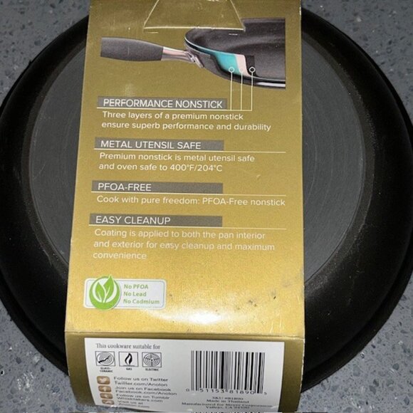 BRAND NEW Anolon Advanced 8” Non Stick French Skillet Life Warranty Model 81890 - Picture 4 of 5
